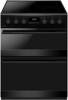 CDA CFC6100MB 60cm with ceramic hob Freestanding Electric Cooker Matt Black