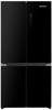 Teknix TMD19091SIBI 505 Litre Multi door Frost Free American Style Fridge Freezer Dark Inox