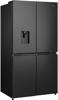 Hisense RQ758N4SWFE Frost Freet 606 Litres 4 Door Non Plumped Water Dispenser American Style Fridge Freezer Black