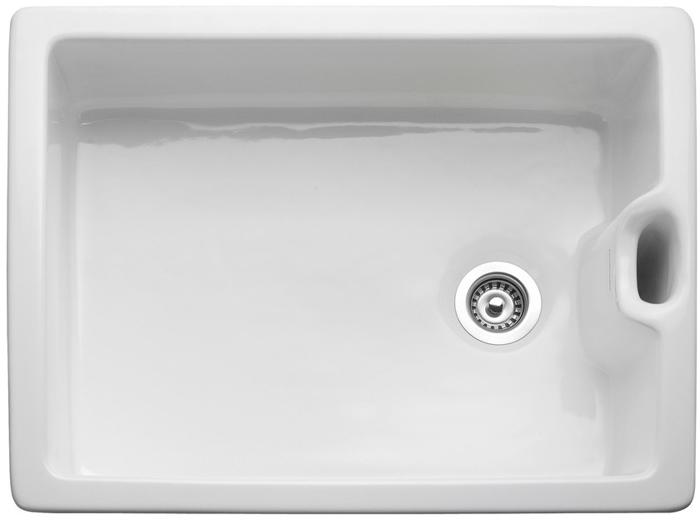 Rangemaster CCBL595WH 1 Bowl Classic Belfast Fire Clay Ceramic belfast  including Waste kit WKIT13 Belfast Sink White