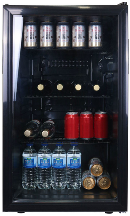 OEM DC1BL Under Counter Drinks Fridge 118L Beer Wine Cooler Black