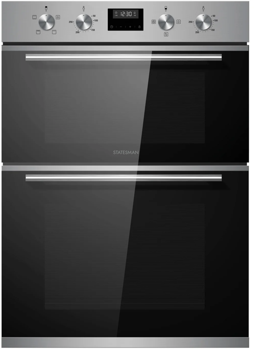 Statesman BDM373SS 35/70 Litre Multifunction Built-in Double Electric Oven Stainless steel