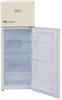 CDA Betty Retro 55cm Top Mount 206 Litres Freestanding Fridge-Freezer Barley