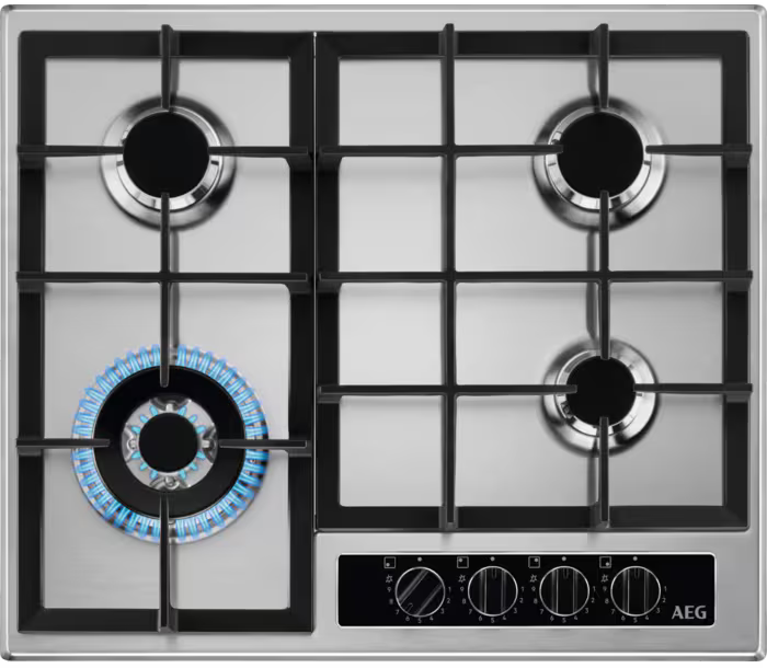 AEG HGB64420YM 6000 Slimline 4 Burner Gas Hob Stainless steel