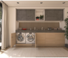 Hoover HBDOS695TAMCE-80 Integrated Washer Dryer White
