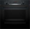 Bosch HQA574BB3B  60 x 60 cm  with added steam function Built-in Single Electric Oven Black