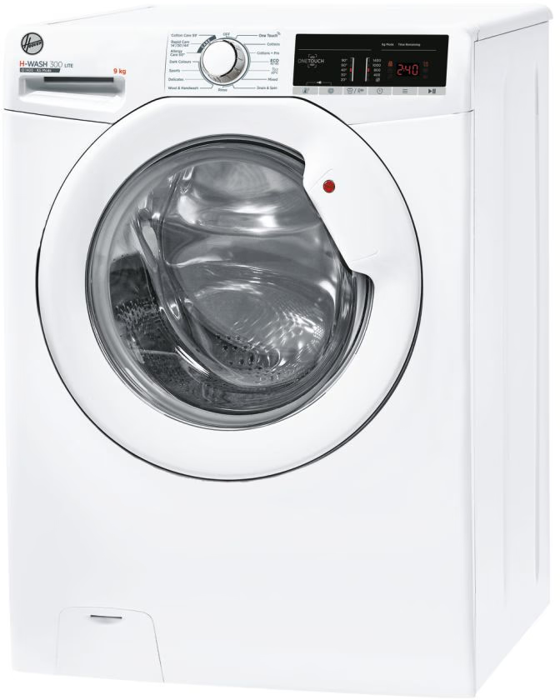 Hoover H3W49TA4/1-80 H-WASH 300 LITE 9kg 1400rpm Freestanding Washing Machine White