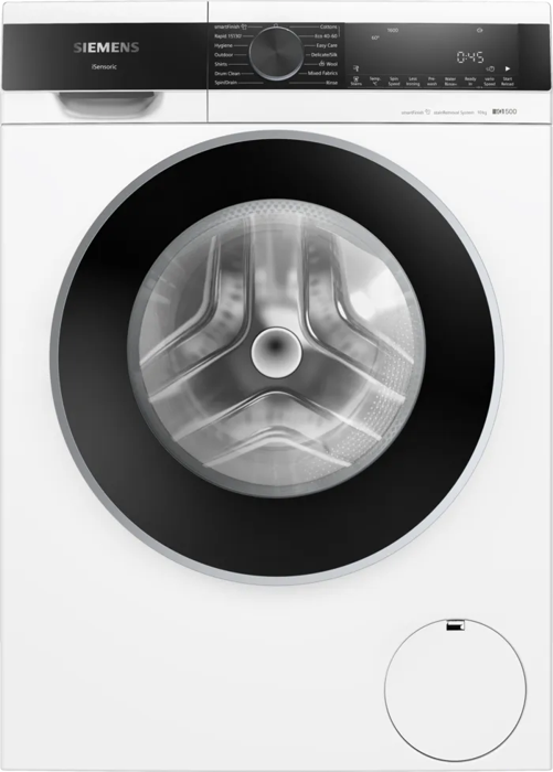 Siemens WG56G2Z0GB iQ500 10 kg 1600 rpm Freestanding Washing Machine White