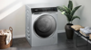 Siemens WN54C2ATGB iQ700 10.5/6 kg 1400 rpm Freestanding Washer Dryer Silver