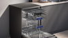 Siemens SN23EC03ME iQ300 60cm 14 Place Settings Freestanding Dishwasher Brushed Black Steel