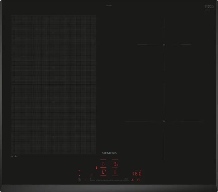 Siemens EX651HEC1E iQ700  60cm Induction Hob Black