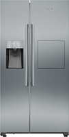 Siemens KA93GAIDP iQ500 178.7 x 90.8cm No Frost American Style Fridge Freezer Brushed Steel
