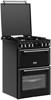 Stoves 444411844 Richmond Deluxe 60DF Mini Range Freestanding Dual Fuel Cooker Black