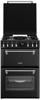 Stoves 444411844 Richmond Deluxe 60DF Mini Range Freestanding Dual Fuel Cooker Black