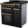 Rangemaster ESDL90EIPGBL/AB1 18053 90cm Induction Range Cooker Black