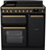 Rangemaster ESDL90EIPGBL/AB1 18053 90cm Induction Range Cooker Black