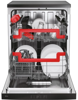 Hoover HSF5E3DFB1-80  60cm 15 Place Settings Freestanding Dishwasher Black