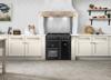 Stoves 444411867 Richmond Deluxe 90DF Dual Fuel Range Cooker Black
