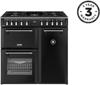 Stoves 444411867 Richmond Deluxe 90DF Dual Fuel Range Cooker Black