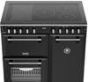 Stoves 444411869  DX RCA RICH 90Ei RTY 90cm Richmond DX Electric Induction Rotary Induction Range Cooker Black