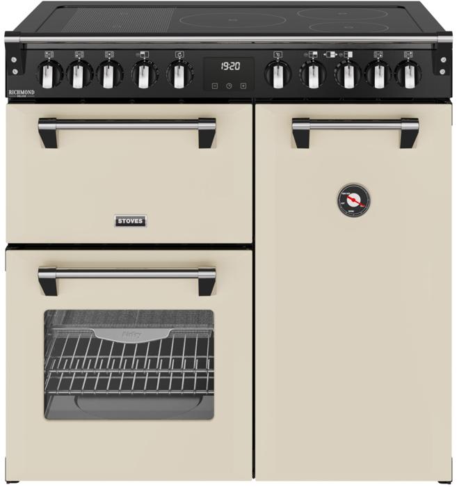 Stoves 444411870 DX RCA RICH 90Ei RTY 90cm Richmond DX Electric  Rotary Induction Hob Cream