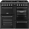Stoves 444411871 DX RCA RICH 100DF 100cm Richmond DX Dual Fuel Range Cooker Black