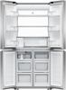 Fisher & Paykel RF500QNUX1 498L Series 7 Quad Door Plumbed in  Ice & Water Frost Free American Style Fridge Freezer Stainless steel