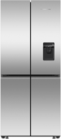 Fisher & Paykel RF500QNUX1 498L Series 7 Quad Door Plumbed in Ice & Water Frost Free American Style Fridge Freezer Stainless steel