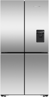 Fisher & Paykel RF605QNUVX1 538L Series 7 Quad Door Plumbed in Ice & Water Frost Free American Style Fridge Freezer Stainless steel