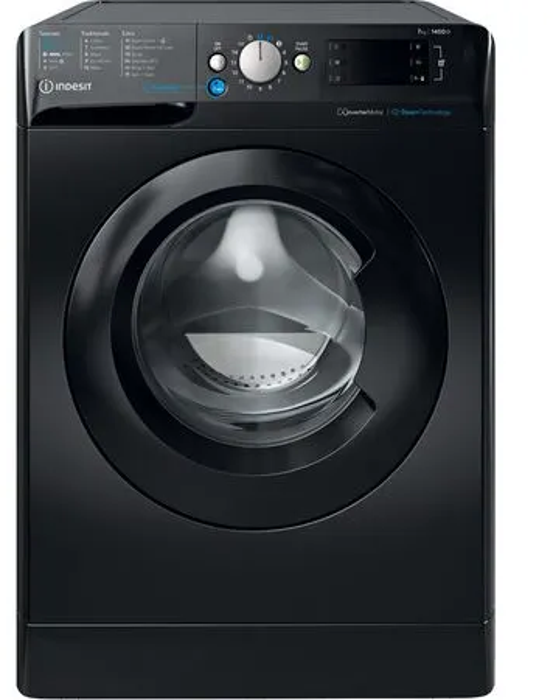 Indesit BWE71496XKVUK  7kg 1400rpm Freestanding Washing Machine Black