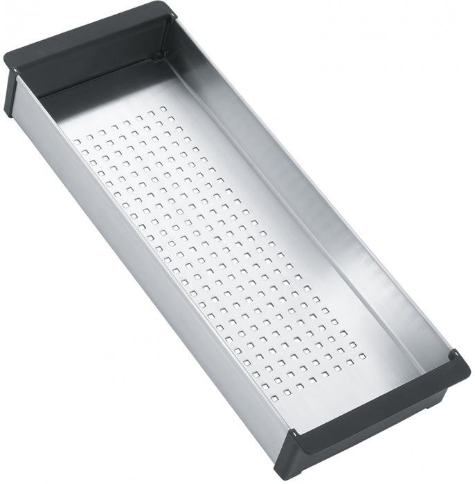 Franke 112.0659.398 Strainer Bowl  StB SS synt. border 158,4x416x53,5mm Sink Accessory Stainless steel