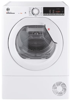 Hoover HLEH9A3TE-80 Heat Pump Inverter, 9 Kg Freestanding Dryer White