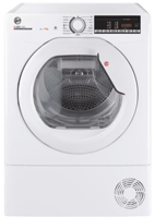 Hoover HLEH9A3TE-80 Heat Pump Inverter, 9 Kg Freestanding Dryer White