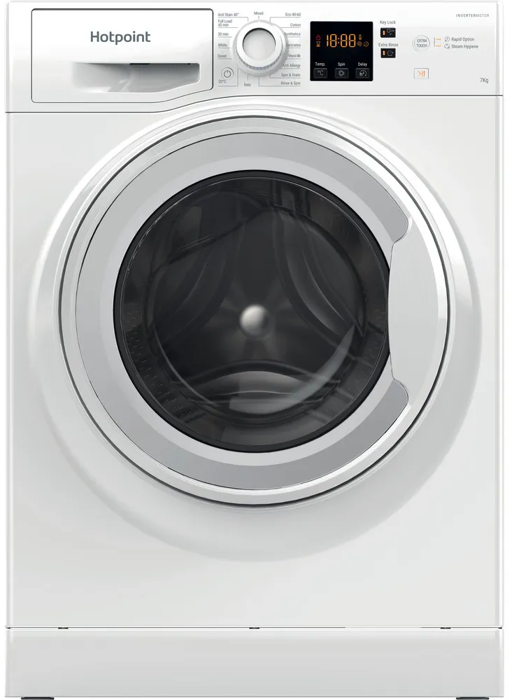 Hotpoint NSWF7469WUK 7kg 1400rpm Anti-stain Freestanding Washing Machine White