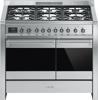 Smeg A2-81 100x60 cm Opera Classic Dual Fuel Range Cooker Stainless steel