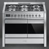 Smeg A2-81 100x60 cm Opera Classic Dual Fuel Range Cooker Stainless steel