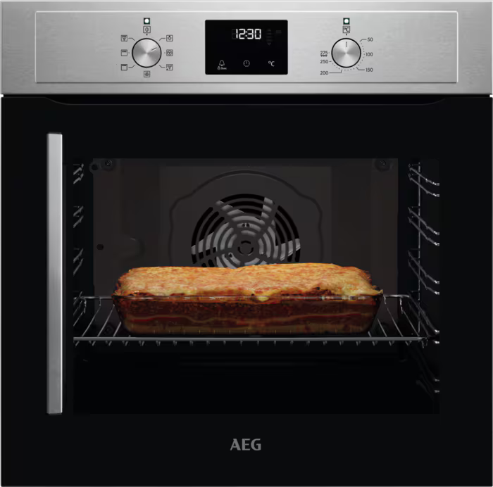 AEG BCX335R11M 3000 SurroundCook Catalytic Built-in Single Electric Oven Stainless steel