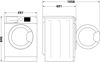 Hotpoint CHDC92WWGD 9kg Condenser Freestanding Dryer White