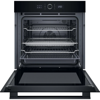 Hotpoint HOI4S8PM0BUK Single Electric Oven + HMW47DHMBUK Microwave with Grill ( Built-In Combi Pack ) Black
