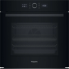 Hotpoint HOI4S8PM0BUK Single Electric Oven + HMW47DHMBUK Microwave with Grill ( Built-In Combi Pack ) Black