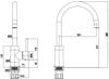 1810 CHI/20/SS Chiemsee Curved Spout Tap Stainless steel