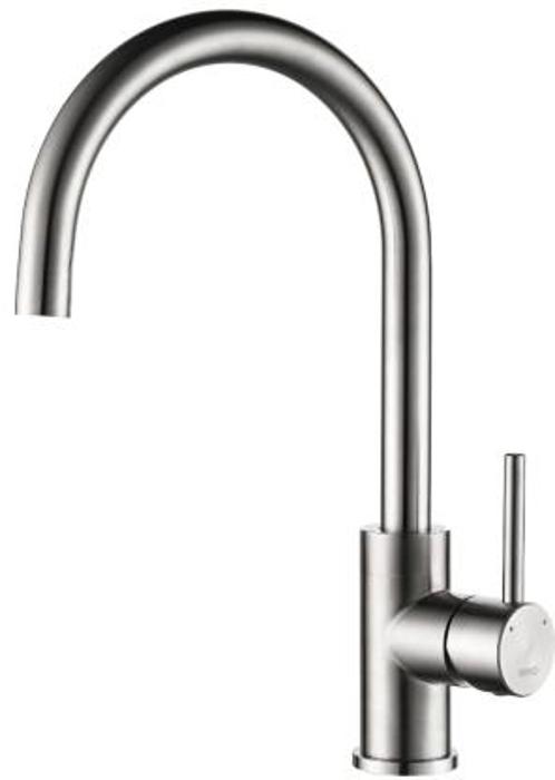 1810 CHI/20/SS Chiemsee Curved Spout Tap Stainless steel