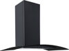 CATA CG90BKPF 90cm Curved Glass Chimney Hood Black