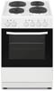 Solt SSCC50WH 50cm Single Cavity Solid Plate Freestanding Electric Cooker White
