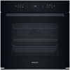 Hotpoint HCW6O7HTSBUK Microwave + HOI68PT1SBUK Built in Single Elec Oven ( Built-In Combi Pack ) Black