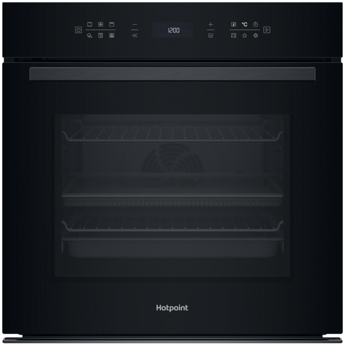 Hotpoint HOI68PT1SBUK Class 6 Fan with Dual Clean (Pyro & Hydro) Built-in Single Electric Oven Black