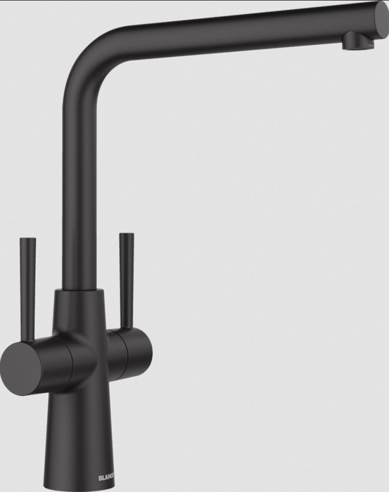 Blanco LAX  Twin Lever Tap Black