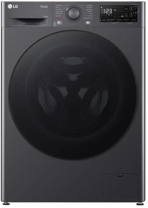 LG F4Y511GBLN1 11kg 1400spin EZDispense Freestanding Washing Machine Slate Grey