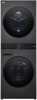 LG WT1210BBTN1 WashTower 12kg / 10kg DUAL Inverter Heat Pump™ TurboWash™360, Platinum Freestanding Washing Machine and Dryer Black