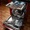 NEFF S187ZCX03G N 70 Fully-integrated  60cm 14 Place Settings Integrated Dishwasher 